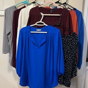 8 piece long sleeve shirt bundle!